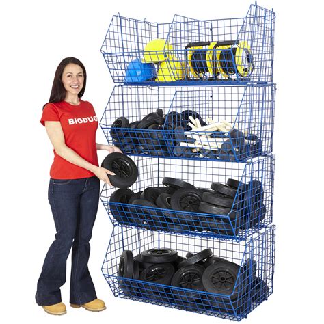 fabric metal basket organizer|stackable metal wire storage baskets.